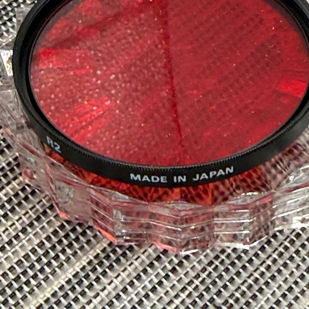 Sunpak 58mm Lens Filter‎ Set R2 Red and Ultraviolet UV Protection Made in Japan